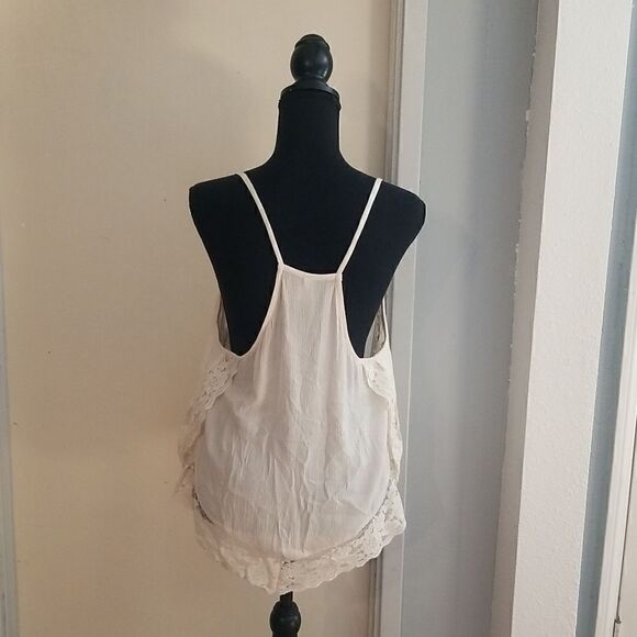 Intimately Free People Ivory  Top Sz medium pre-owned GC - Picture 9 of 13